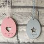 Personalised Heart Or Star Easter Egg Deoration, thumbnail 3 of 3
