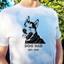 Personalised Dog Dad T Shirt, thumbnail 1 of 8
