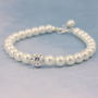 Pearl And Crystal Glitterball Bracelet, thumbnail 5 of 9