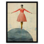 Life Is A Tightrope Modern Vintage Style Wall Art Print, thumbnail 5 of 6