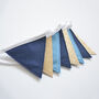 Navy And Gold Glitter Bunting, thumbnail 4 of 4
