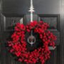 Silver Christmas Tree Wreath Door Hanger, thumbnail 6 of 7