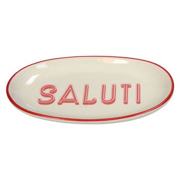 Saluti Ceramic Plate, 2 of 2