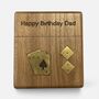 Personalised Luxury Card And Dice Set In A Wood Box, thumbnail 6 of 12