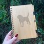 Personalised Beagle Dog Engraved Notebook, thumbnail 3 of 3