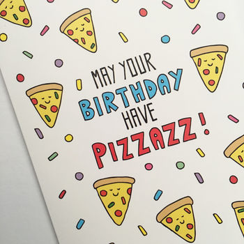 Pizza Birthday Card Birthday Pizzazz, 5 of 6