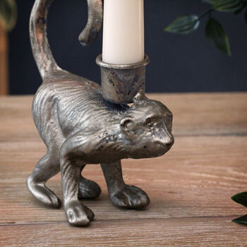Silver Monkey Candle Holder, 2 of 2