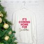 Its Coming Home For Christmas Football Sweatshirt, thumbnail 1 of 1
