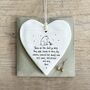 Those We Love Porcelain Heart Hanger East Of India, thumbnail 3 of 4