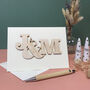 Personalised Entwined Letters Wedding Card, thumbnail 2 of 12