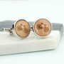 Personalised Carved Wooden Bicycle Cufflinks, thumbnail 4 of 10