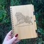 Personalised Leonberger Dog Engraved Notebook, thumbnail 2 of 4