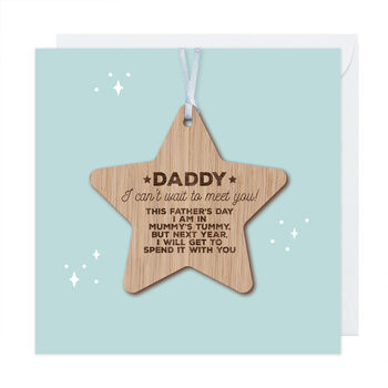 Daddy's First Father's Day Card From The Bump, 3 of 4