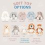 Personalised First Birthday Soft Toy, thumbnail 2 of 10