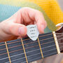 Personalised Couldn't Pick A Better Guitar Pick Keyring, thumbnail 2 of 9