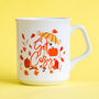 Cosy Autumn Leaves Hot Drinks Mug, thumbnail 2 of 5