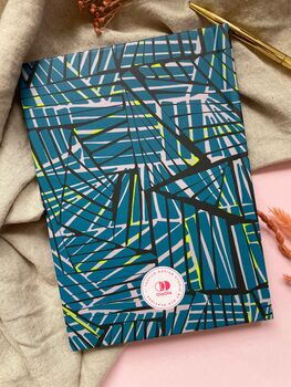 A5 Hardcover Lined Journal Notebook With Peak Pattern, 3 of 3