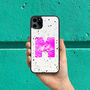 iPhone Case Big Pink Initial 12 13 14 15 Se, thumbnail 1 of 2