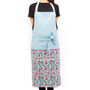 Bahar Floral Aprons In Blue, thumbnail 1 of 3