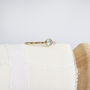 Nevis Ring // Aquamarine And Gold Stacking Ring, thumbnail 3 of 6