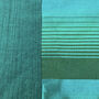 Vintage Ikea Bag Silky Blue Satins And Stripes, thumbnail 7 of 7