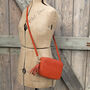 Colourful Personalised Leather Cross Body Handbag, thumbnail 8 of 12