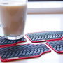 Car Mat Drinks Coasters Gift For Him X Four, thumbnail 6 of 6