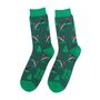 Men's Bamboo Socks Golfer On The Green, thumbnail 1 of 5