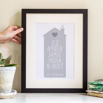 Personalised House Print, 4 of 7