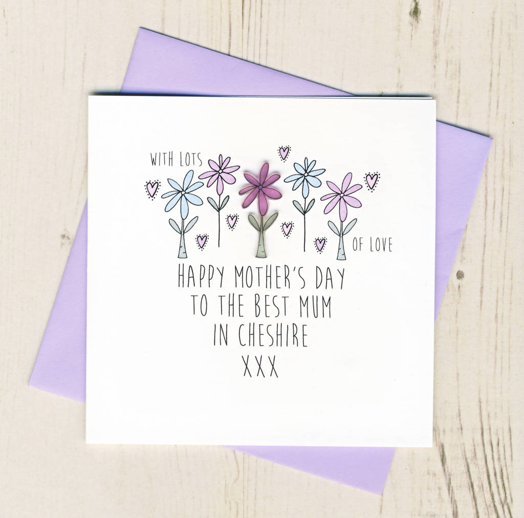 Personalised Best Mum In Mothers Day Card By Eggbert And Daisy