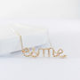 Personalised Handcrafted Name Necklace 14k Gold Filled, thumbnail 2 of 11