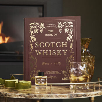 Whisky Gift Set. Five Miniature Whiskies With Illustrated Book. The Book Of Scotch Whisky, 2 of 12