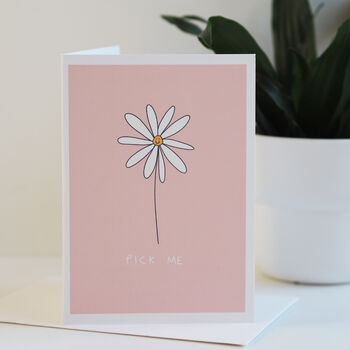 Pick Me Daisy Valentine's Day Card, 2 of 4