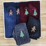 Men’s Warm Bamboo Christmas Socks Gift Set, thumbnail 5 of 9