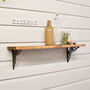 Art Deco Wall Shelf Reclaimed Wood, thumbnail 5 of 6