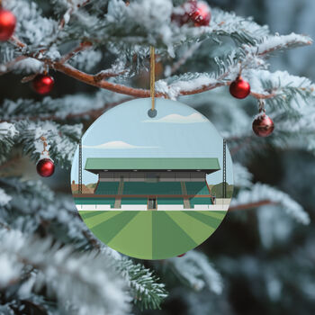 Any Football Stadium Illustrated Christmas Decoration, 5 of 5