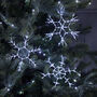 Set Of Three White Snowflake Light Decorations, thumbnail 2 of 2
