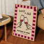 Personalised Partners In Wine Funny Friend Print, thumbnail 1 of 12