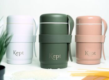 Kept Reusable Food Jar Sandstone – 540ml, 5 of 5