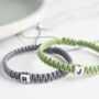 Personalised Initial Macrame Adjustable String Bracelet, thumbnail 3 of 6