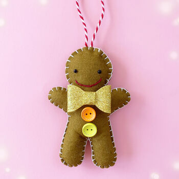 Baby's First Christmas Gingerbread Man Decoration, 4 of 10