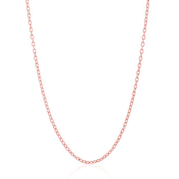Waverley Medium Rose Gold Plated Trace Chain, 3 of 6