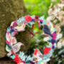 Birds And Berries Wooden Christmas Wreath, thumbnail 5 of 8