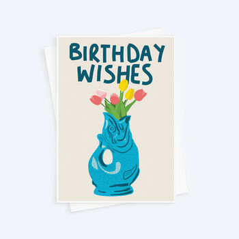 Glug Jug Birthday Wishes Card, 3 of 3