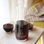 Personalised Couple's Crystal Carafe, thumbnail 1 of 8