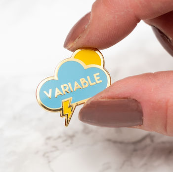 'Variable' Enamel Pin Badge, 3 of 9