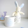 Personalised Children's Christening Bunny Mug, thumbnail 1 of 5