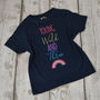'Young Wild And Three' Rainbow Kids T Shirt, thumbnail 5 of 5