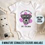 Miniature Schnauzer Baby Onesie, thumbnail 1 of 6