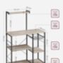 Baker’s Rack With Storage Hooks For Kitchen, thumbnail 8 of 10